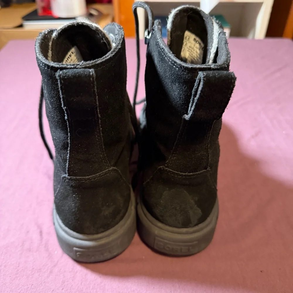 SOREL EXPLORER III Joan Women's Waterproof Boot in Black - Size 6.5